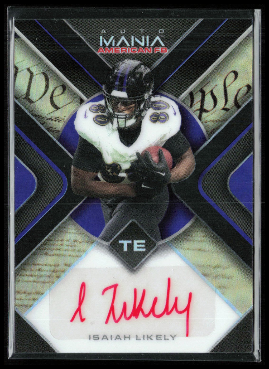 Isaiah Likely /15 Auto 2022 Wild Card Automania