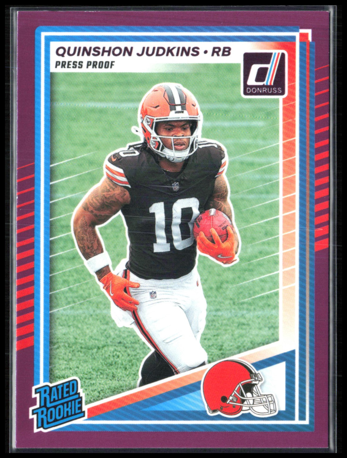 Quinshon Judkins RC Purple Press Proof