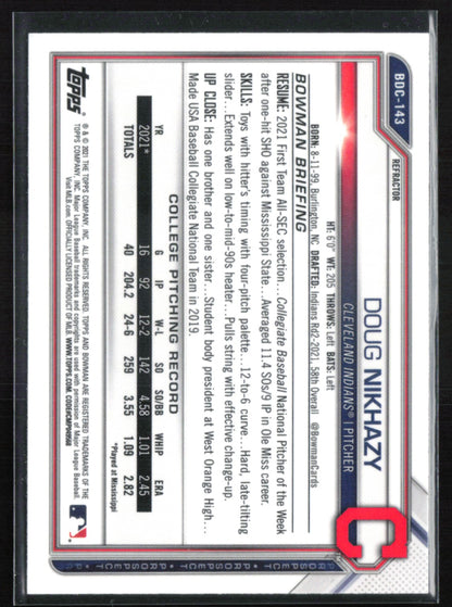 Doug Nikhazy 1st Bowman Refractor