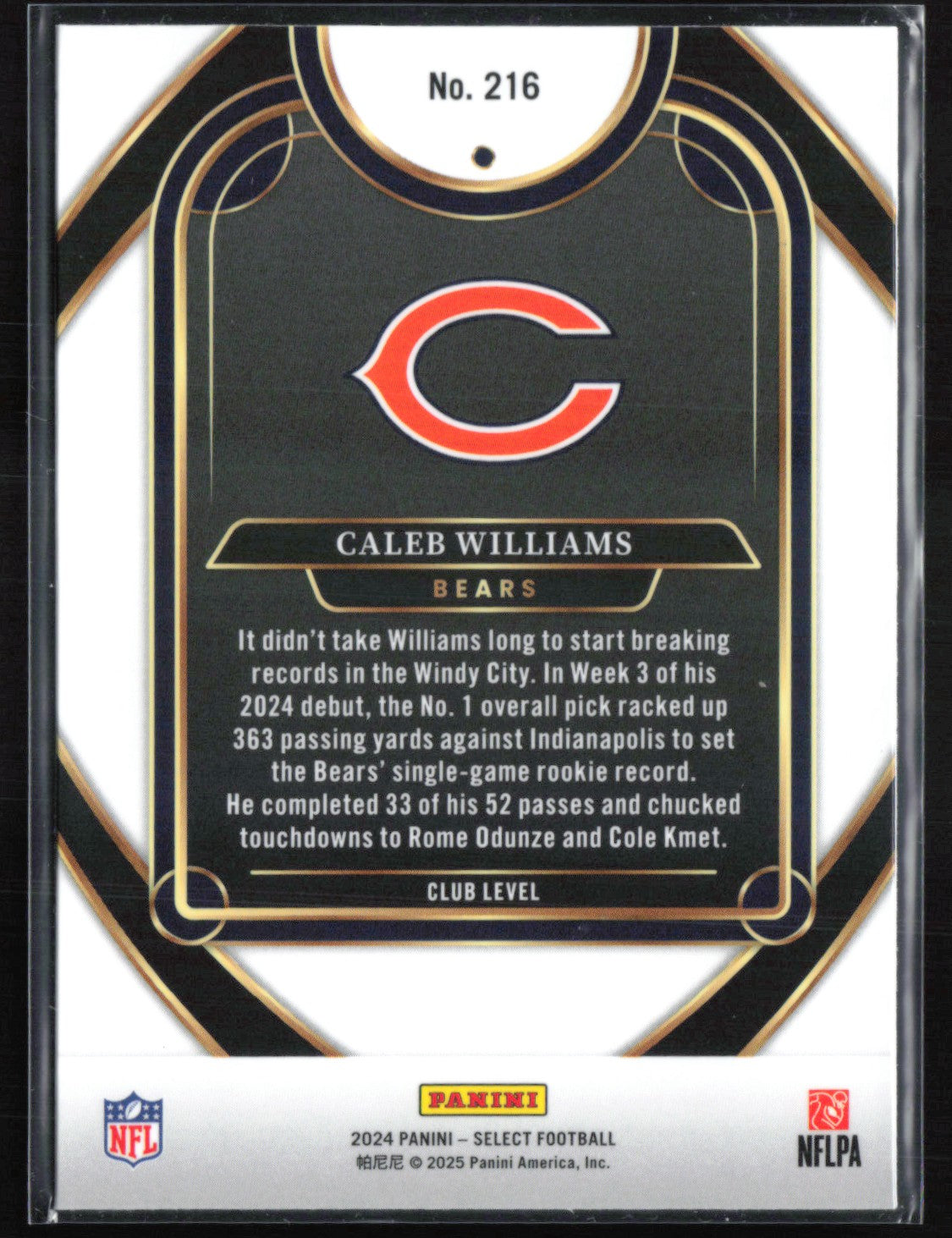 Caleb Williams RC Club Level
