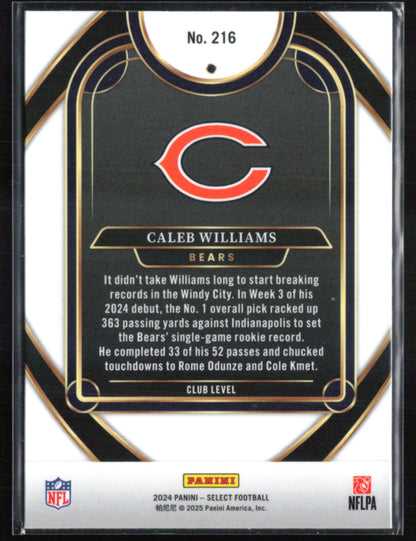 Caleb Williams RC Club Level