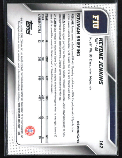 Keyone Jenkins 1st Bowman Sapphire