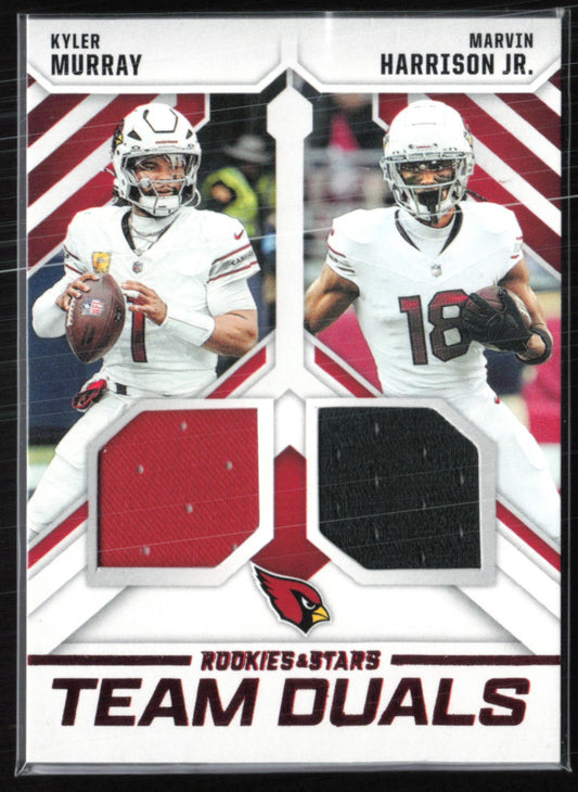 Marvin Harrison Jr. / Kyler Murray Dual Relic Team Duals
