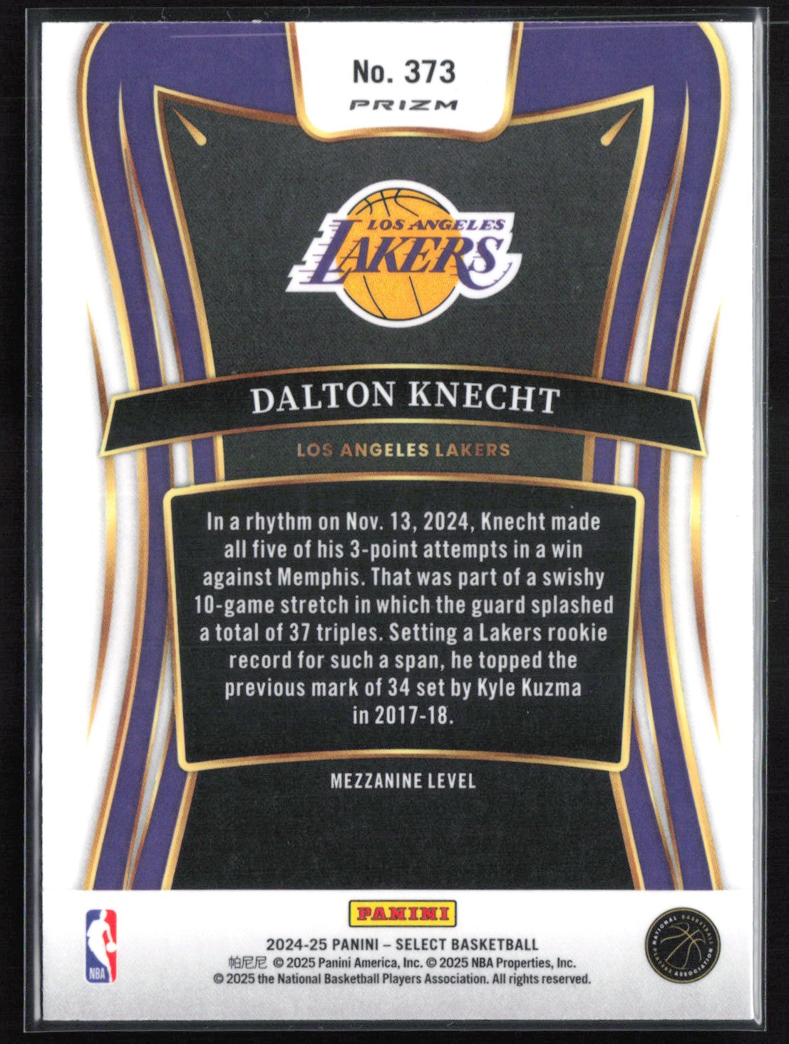 Dalton Knecht RC Red Ice