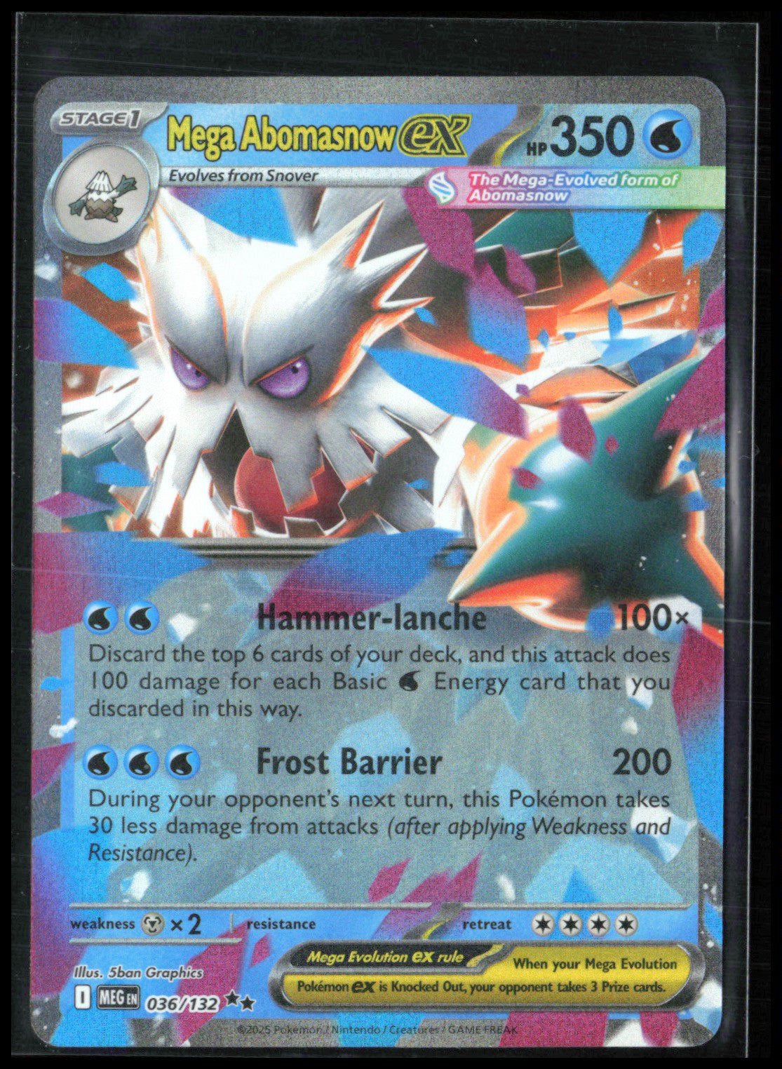 Mega Abomasnow ex - 036/132