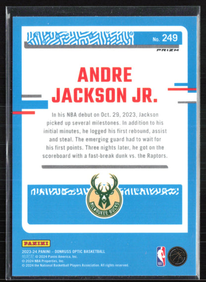 Andre Jackson Jr. RC Purple Holo