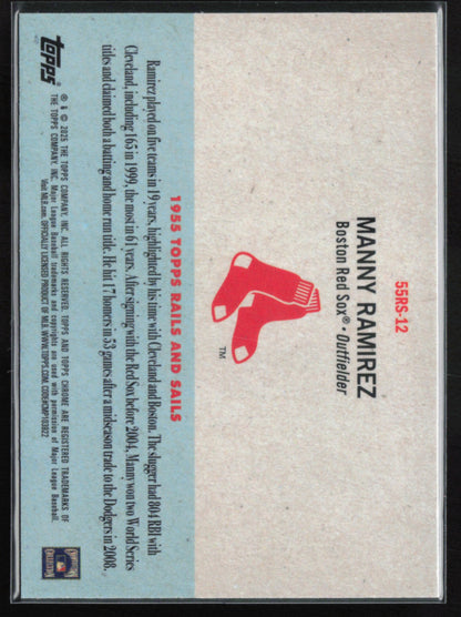 Manny Ramirez 1955 Topps Rails and Sails