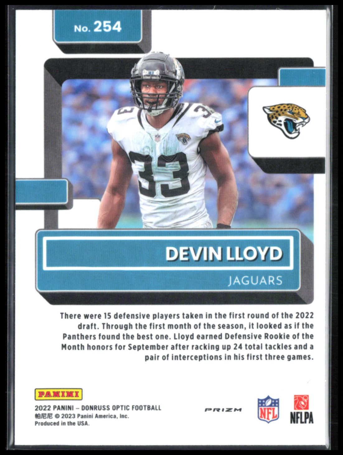 Devin Lloyd RC Purple Shock