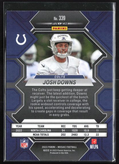 Josh Downs RC Mosaic Prizm