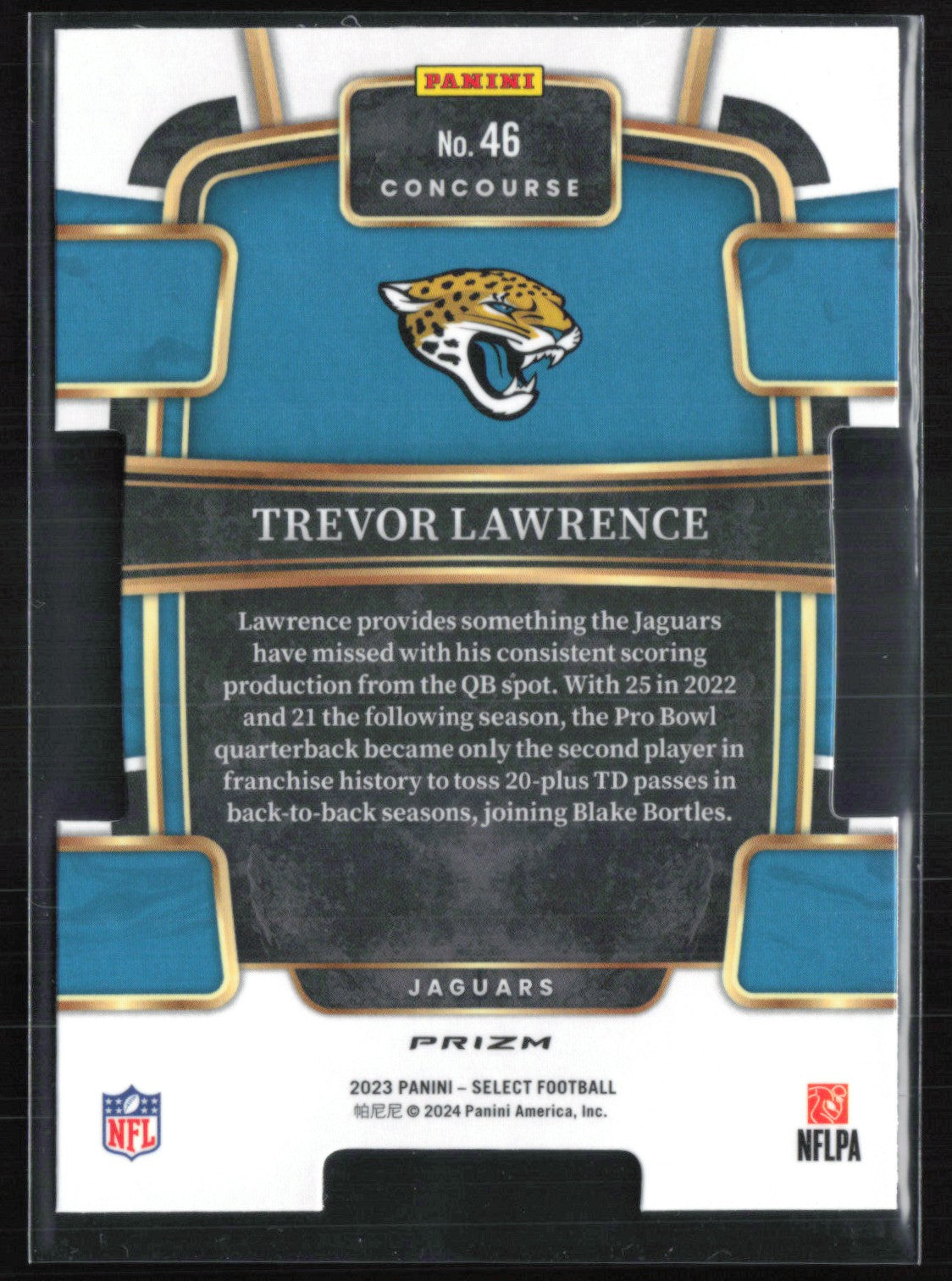 Trevor Lawrence Silver Die-Cut