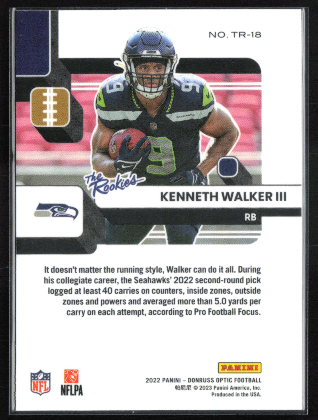 Kenneth Walker III RC The Rookies