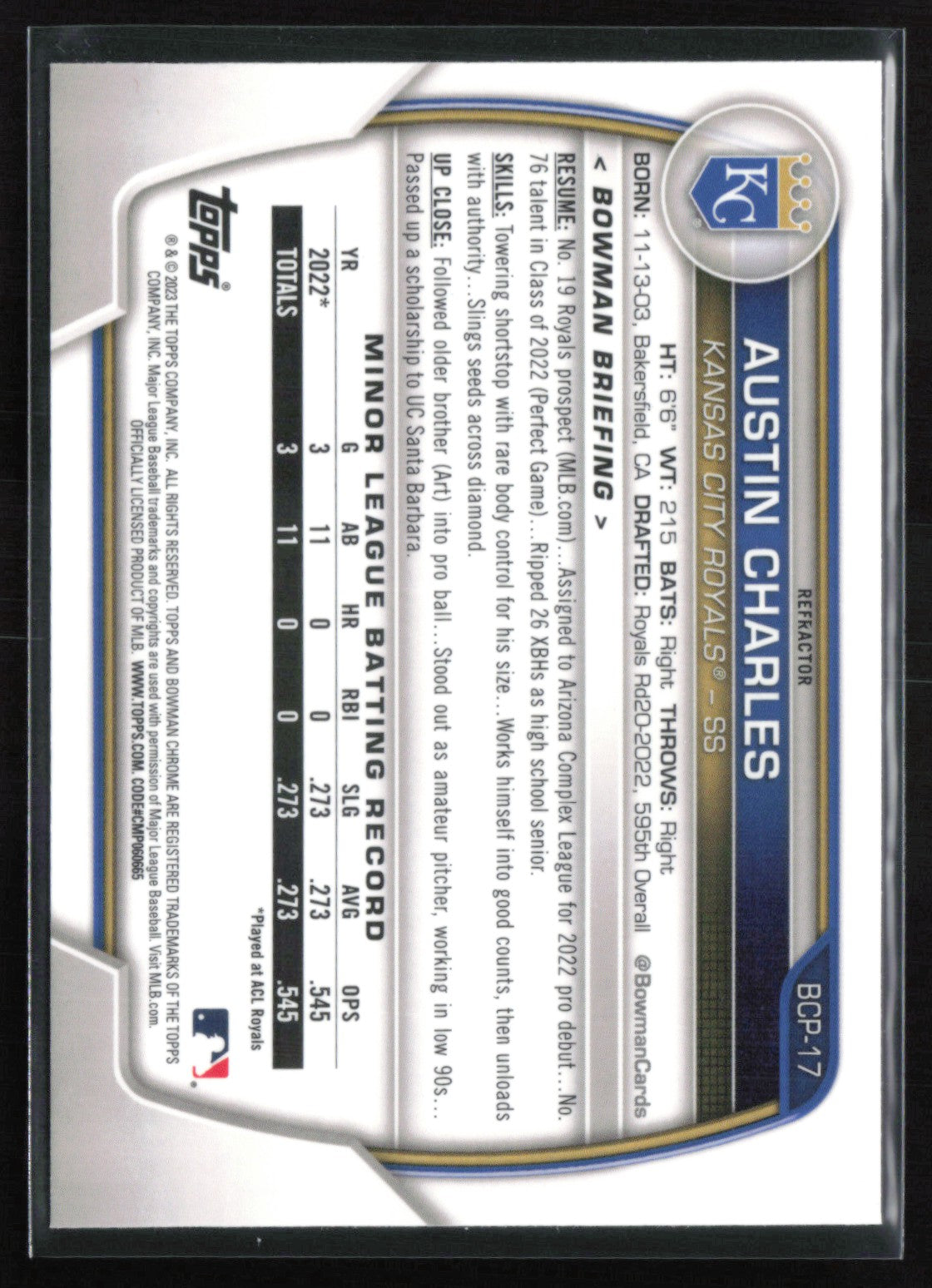 Austin Charles 1st BOwman Lunar Green