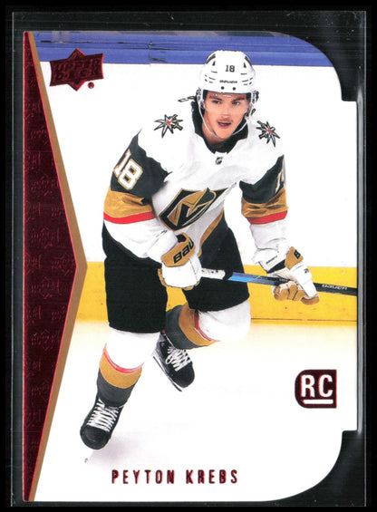 Peyton Krebs RC Die-Cut 2020-21 UD Series 2