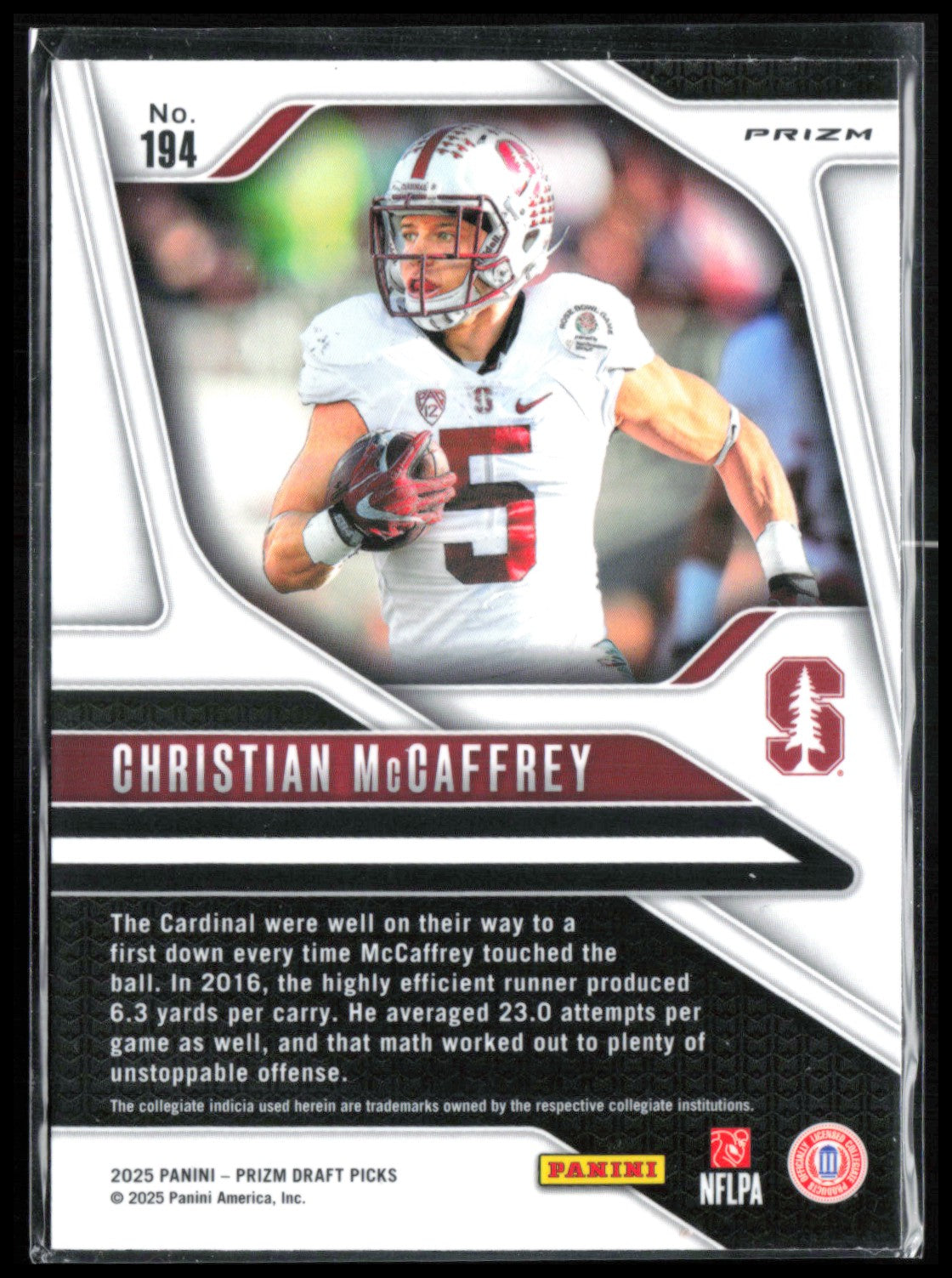 Christian McCaffrey Purple Wave