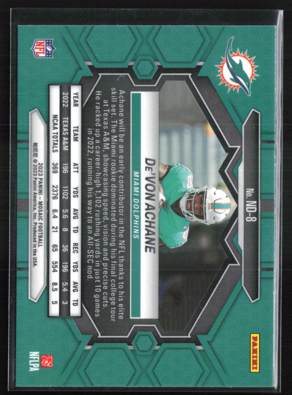 De'Von Achane RC Debut