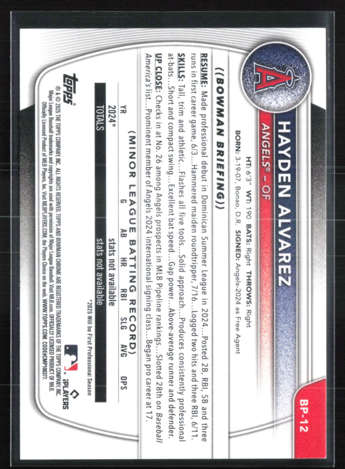 Hayden Alvarez 1st Bowman