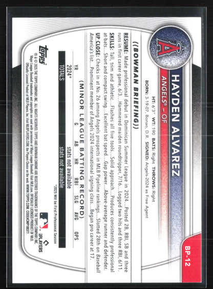 Hayden Alvarez 1st Bowman