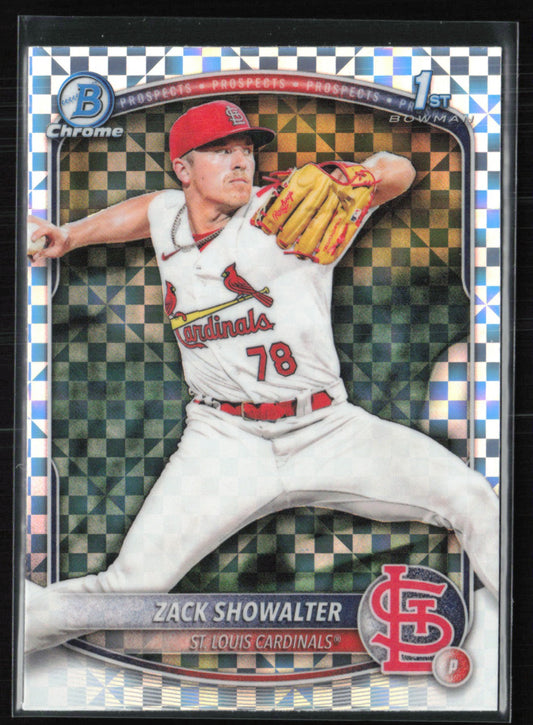 Zack Showalter 1st Bowman X-Fractor