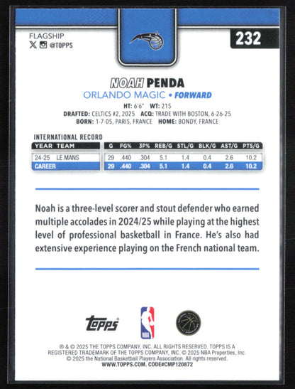 Noah Penda RC Foil
