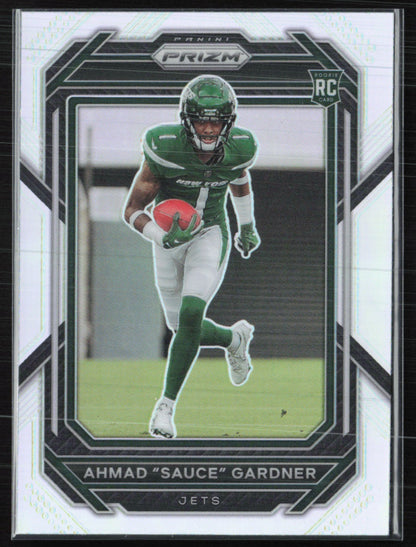 Ahmad Sauce Gardner RC Silver Prizm 2022 Prizm