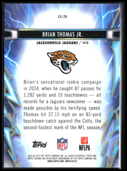 Brian Thomas Jr.  Lightspeed Refractor