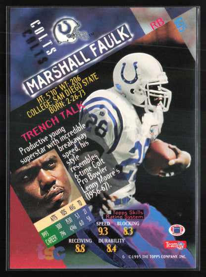 Marshall Faulk Trench Talk 1996 TSC