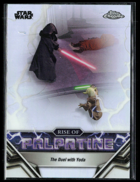 The Duel with Yoda 2024 Topps Chrome Star Wars