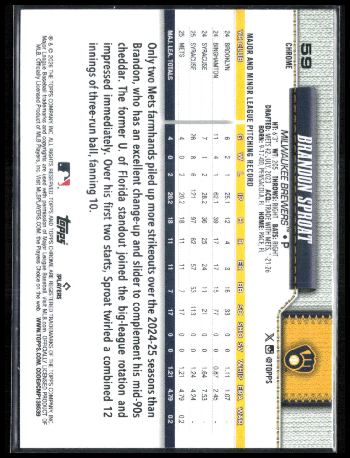 Brandon Sproat RC