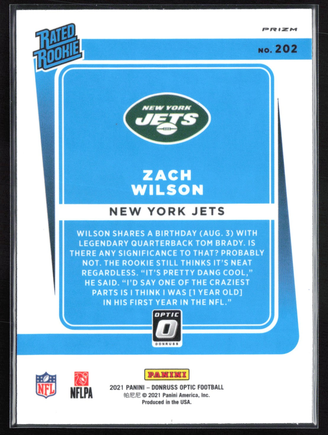 Zach Wilson RC Blue Scope