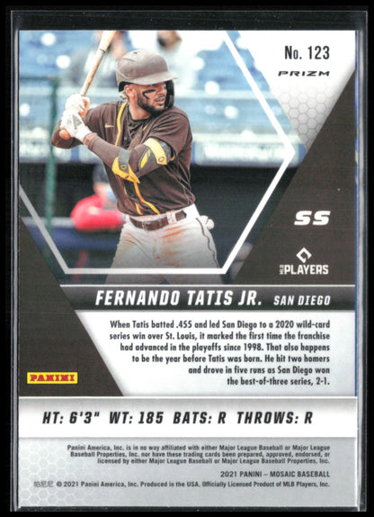 Fernando Tatis Jr. Mosaic Prizm