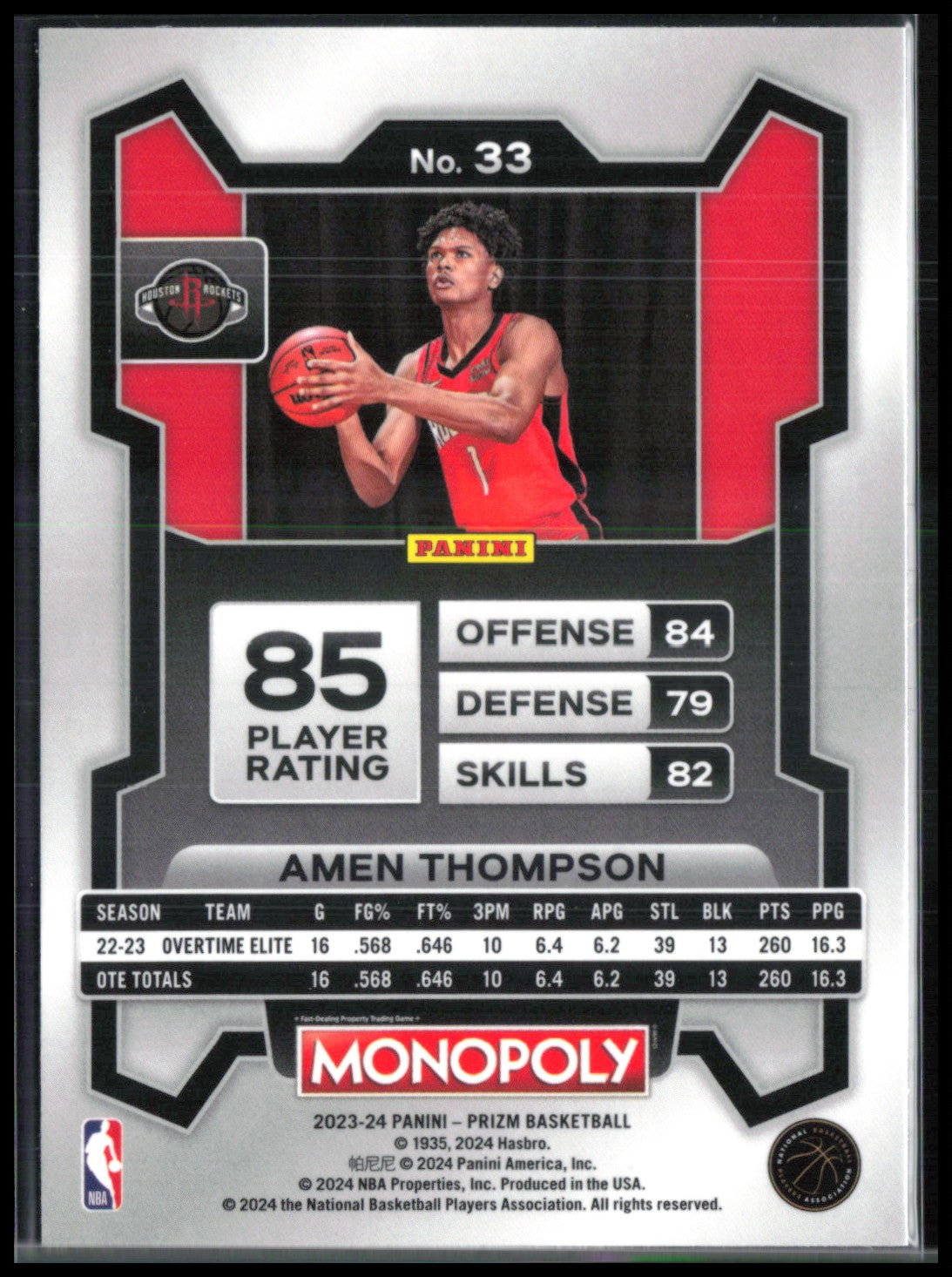 Amen Thompson RC