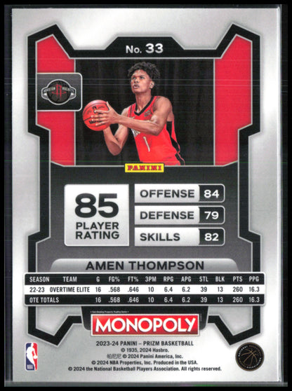 Amen Thompson RC
