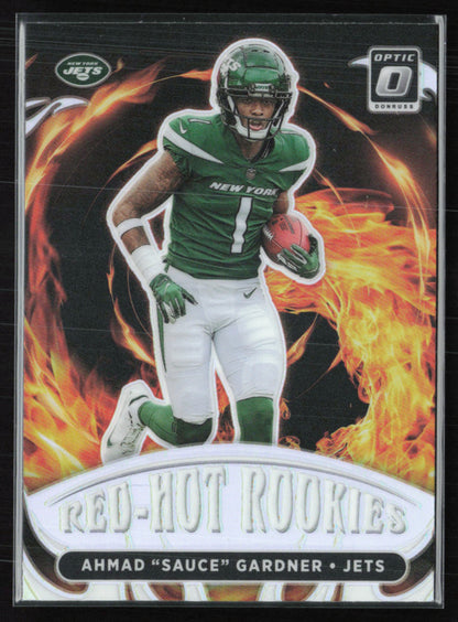 Ahmad Sauce Gardner RC Red-Hot Rookies Holo