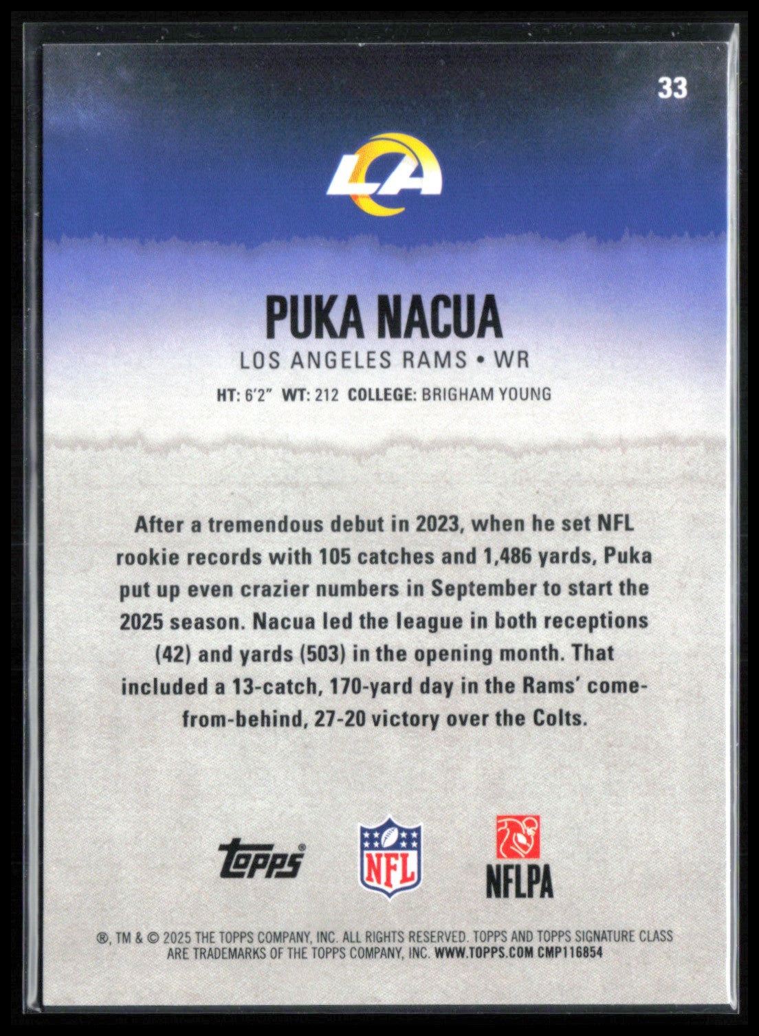 Puka Nacua Yellow