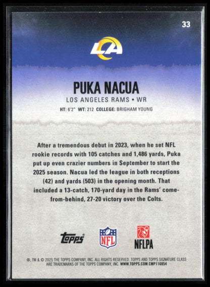 Puka Nacua Yellow