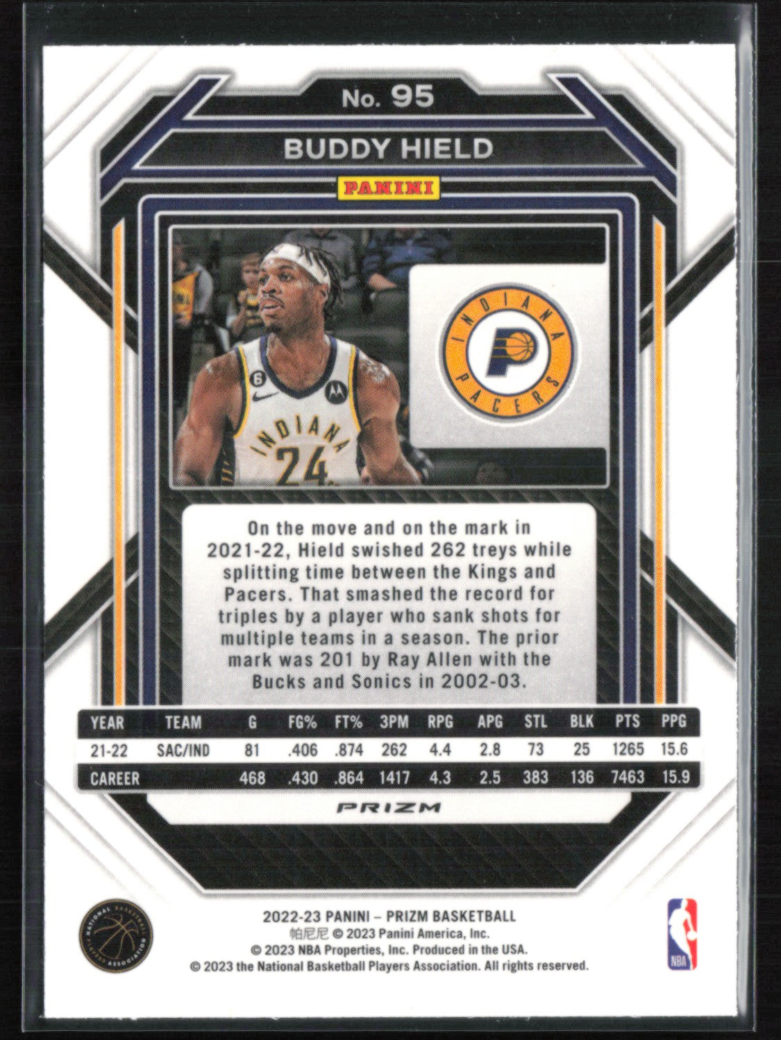 Buddy Hield Red Sparkle SSP