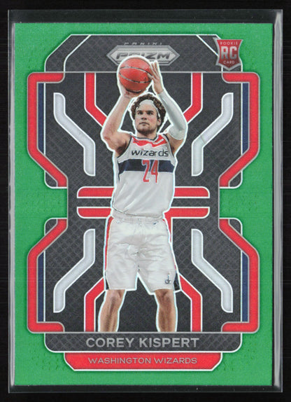 Corey Kispert RC Green Prizm