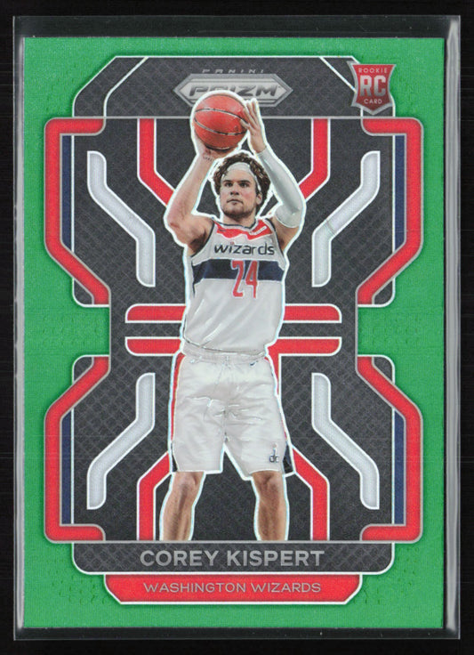 Corey Kispert RC Green Prizm
