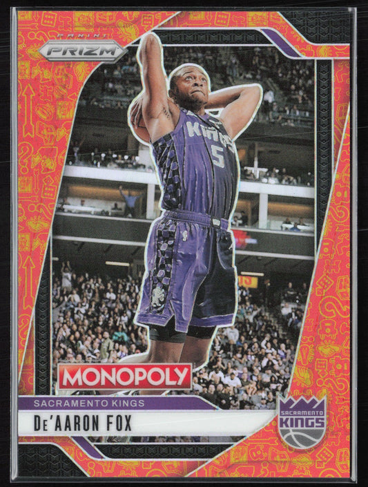 De'Aaron Fox /1499 Monopoly 2024-25 Prizm