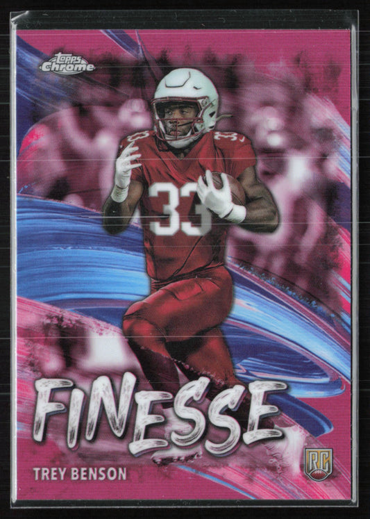Trey Benson RC Pink Refractor