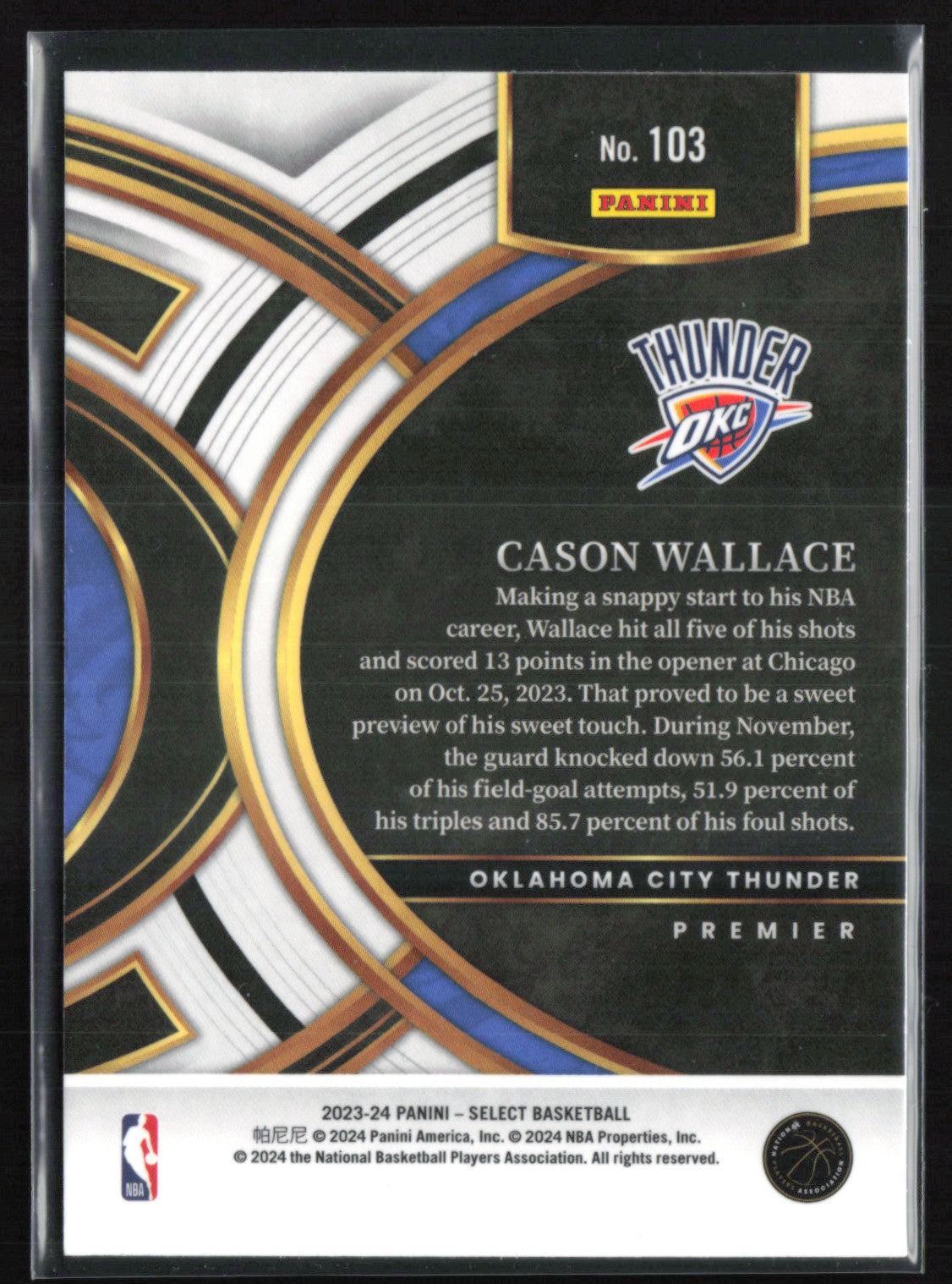 Cason Wallace RC