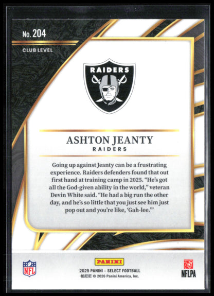 Ashton Jeanty RC Club Level