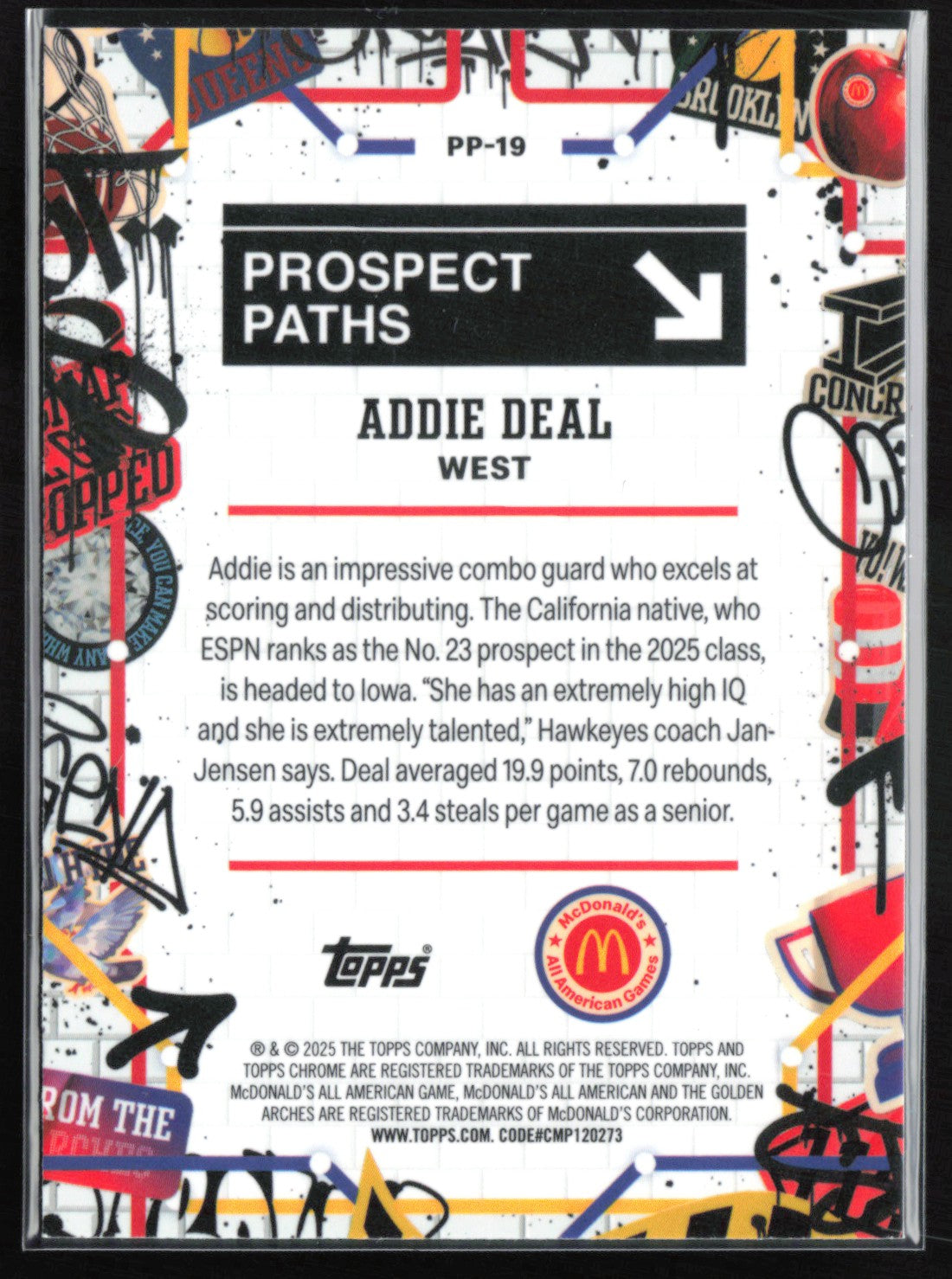 Addie Deal Prospect Paths Refractor