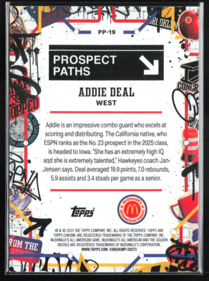 Addie Deal Prospect Paths Refractor