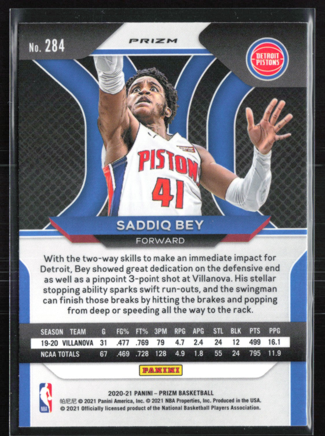 2020 Panini Prizm Pink Ice Prizms 284 Saddiq Bey RC RWB – Dollar Box