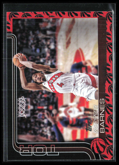 Scottie Barnes Raptors Logo Team Border SP