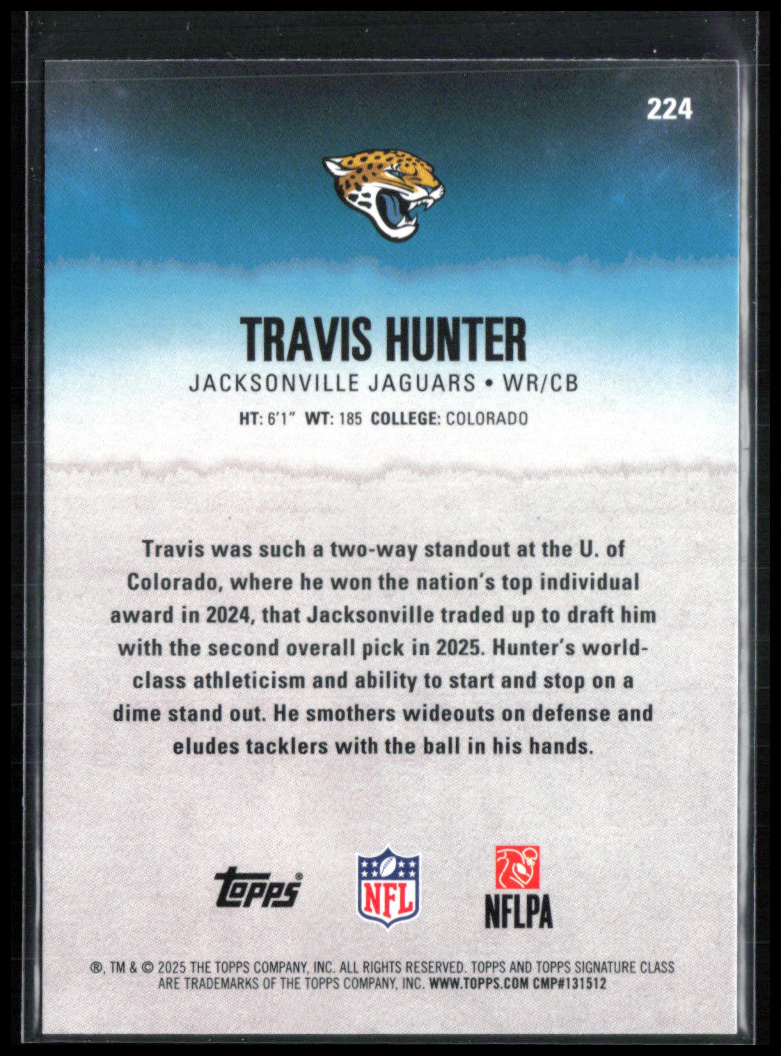 Travis Hunter RC Yellow