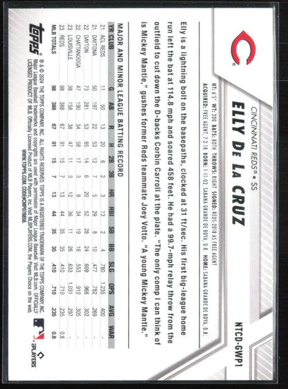 Elly De La Cruz RC Topps Trading Card Day