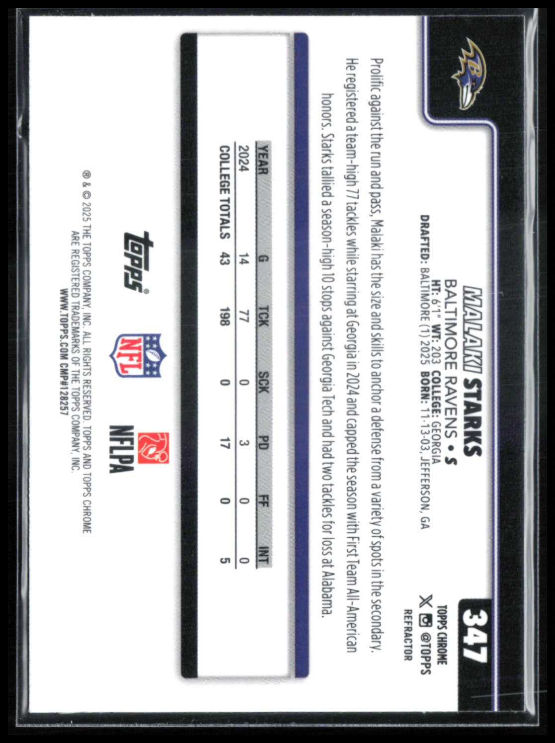 Malaki Starks RC Refractor