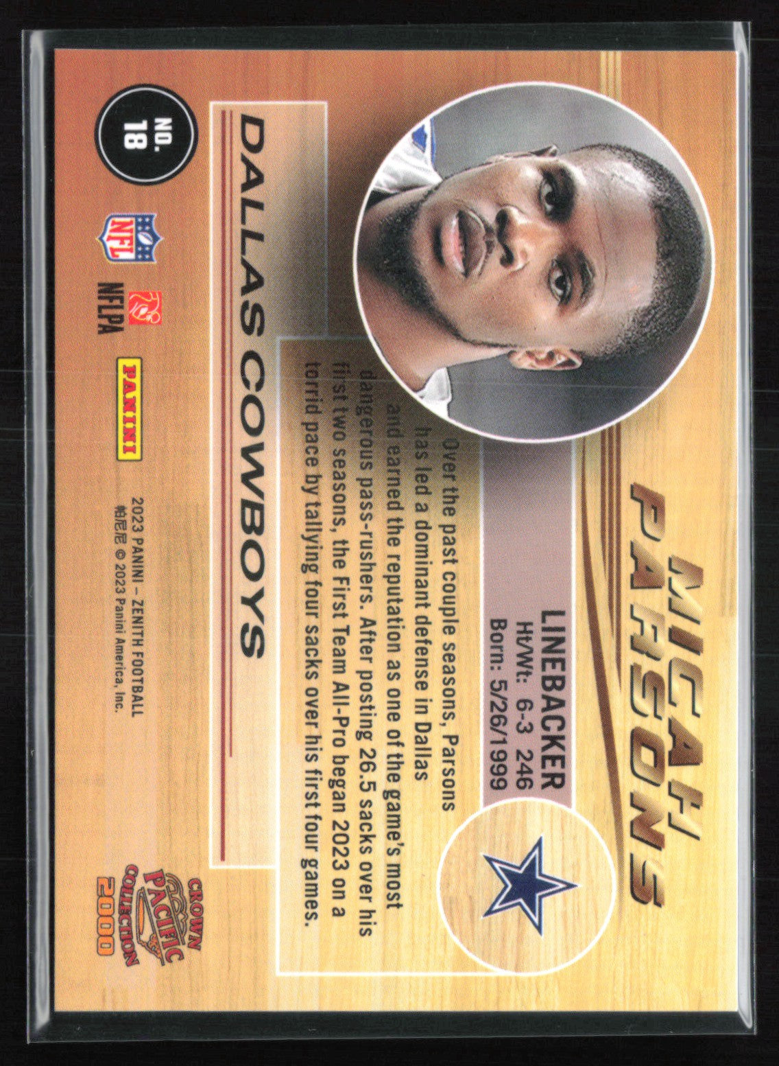 Micah Parsons Pacific Collection